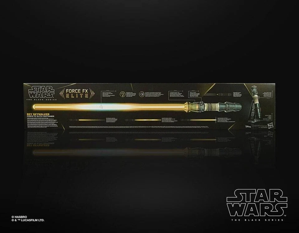 Star Wars Episode IX Black Series Replik 1/1 Force FX Elite Lichtschwert Rey Sky - Bild 3 von 4