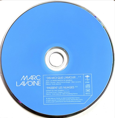 Marc Lavoine CD Single Dis-moi Que L'amour... - Photo 3/3