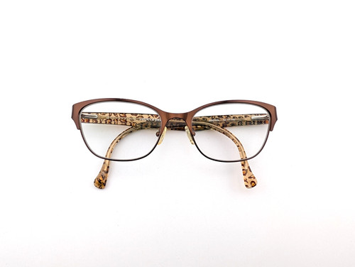 Lucky Brand Eyeglasses, Frames Only, L505, 52-17-140, Metal/Plastic, Brown