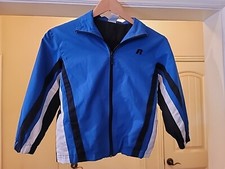 Russell Athletic Boys Zipper Windbreaker Jacket Small 8 Blue