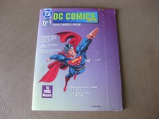 Vintage DC Comics Online AOL Diskette Superman 1995 10 Free Hrs Unopened Box