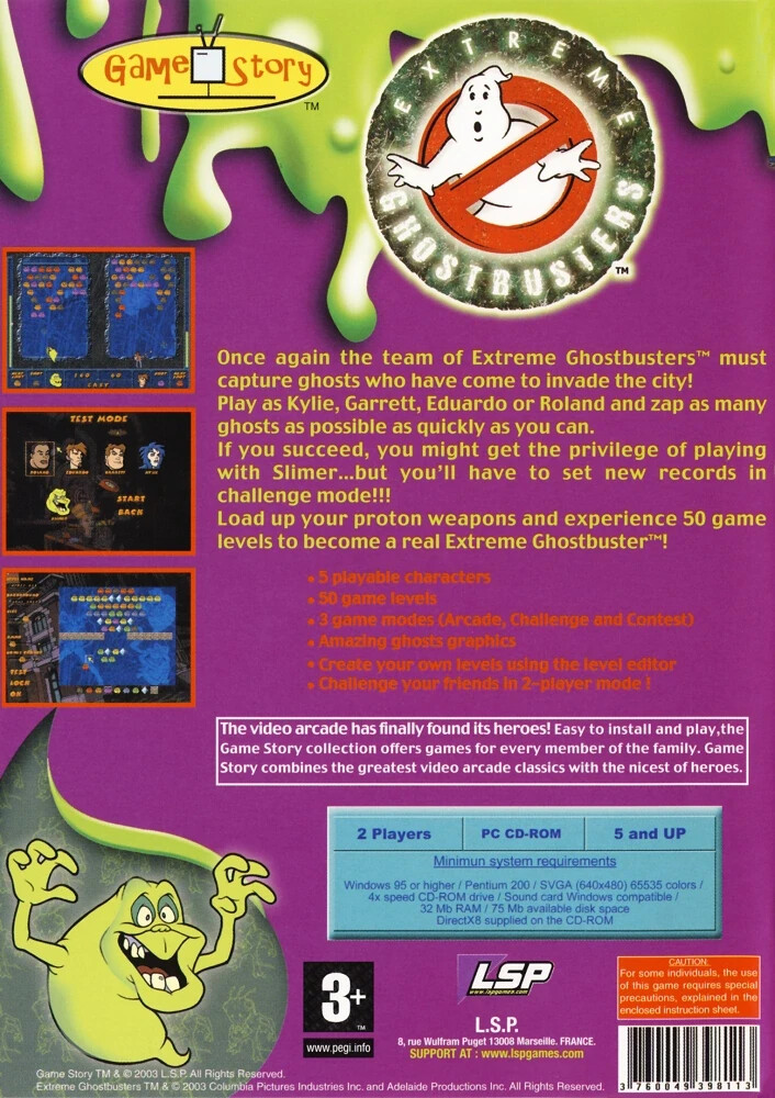 EXTREME GHOSTBUSTERS ZAP THE GHOSTS (PC CD ROM GAME) | eBay