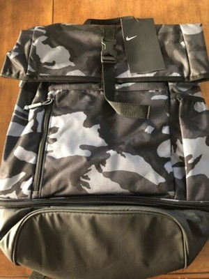 nike black camo backpack
