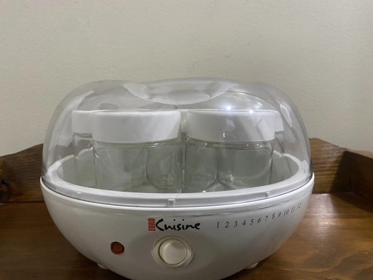 Euro Cuisine YM80 Yogurt Maker Kitchen Appliance Tool White eBay