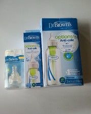Dr. Brown's Anti Colic Bottle And Nipple Lot