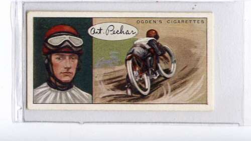 (Jp089-100) Ogdens,Famous Dirt-Track Riders,Art Pechar, 1929 #18 - Foto 1 di 2