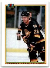 1990-91 Bowman Paul Reinhart Vancouver Canucks #60