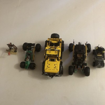 Lego Assorted Vehicles, parts. Vehicles Are Missing Some Pieces.