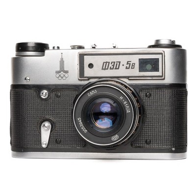 FED 5V Olympic Edition with Industar-61 L/D Film Camera - FULLY FUNCTIONAL