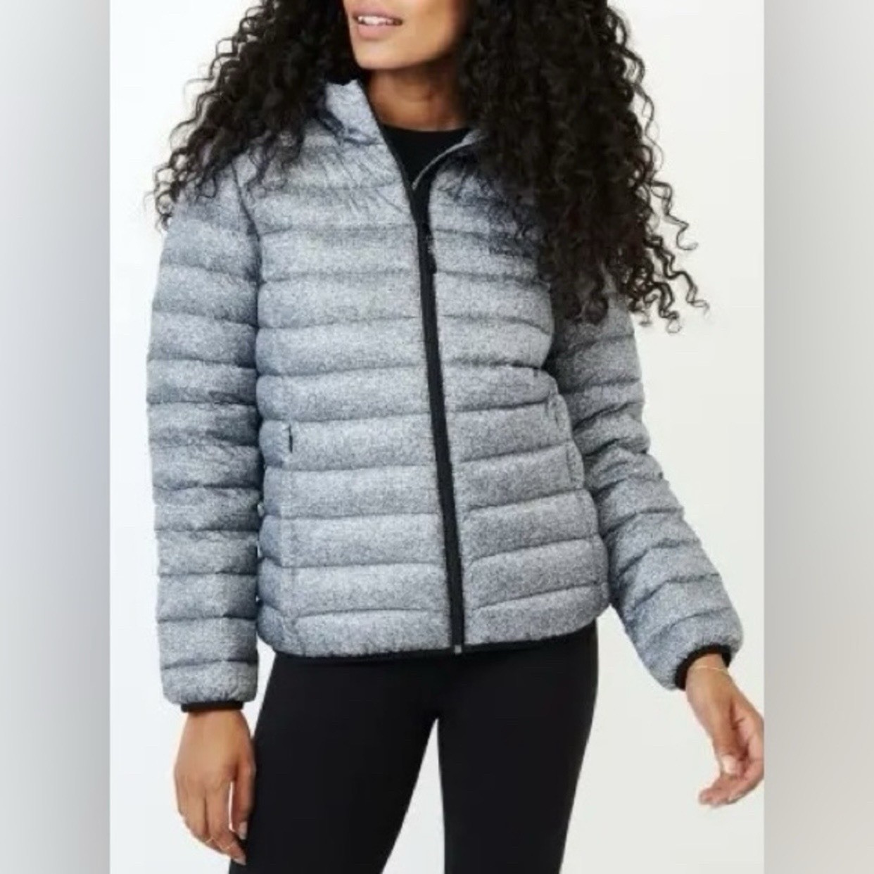 Roots Women's Packable Down Jacket Small Salt & P… - image 1