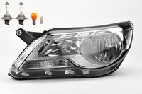 Scheinwerfer Passend FüR Vw Tiguan 5N 09/2007-05/11 Links Mit Leuchtmittel