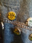 Vintage Levi's Jean Jacket W/ Bottle Caps On It — photo 4