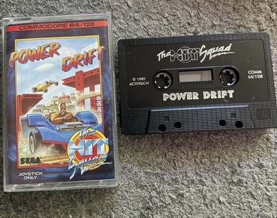 Commodore 64 Power Drift Spiel von The Hit Squad - getestet sehr guter Zustand 