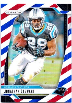 2024 Panini Prizm #45 Jonathan Stewart Red White and Blue