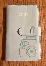 72 Pockets Fujifilm Instax Mini Photo Album- Blue Instant Camera Photo Album