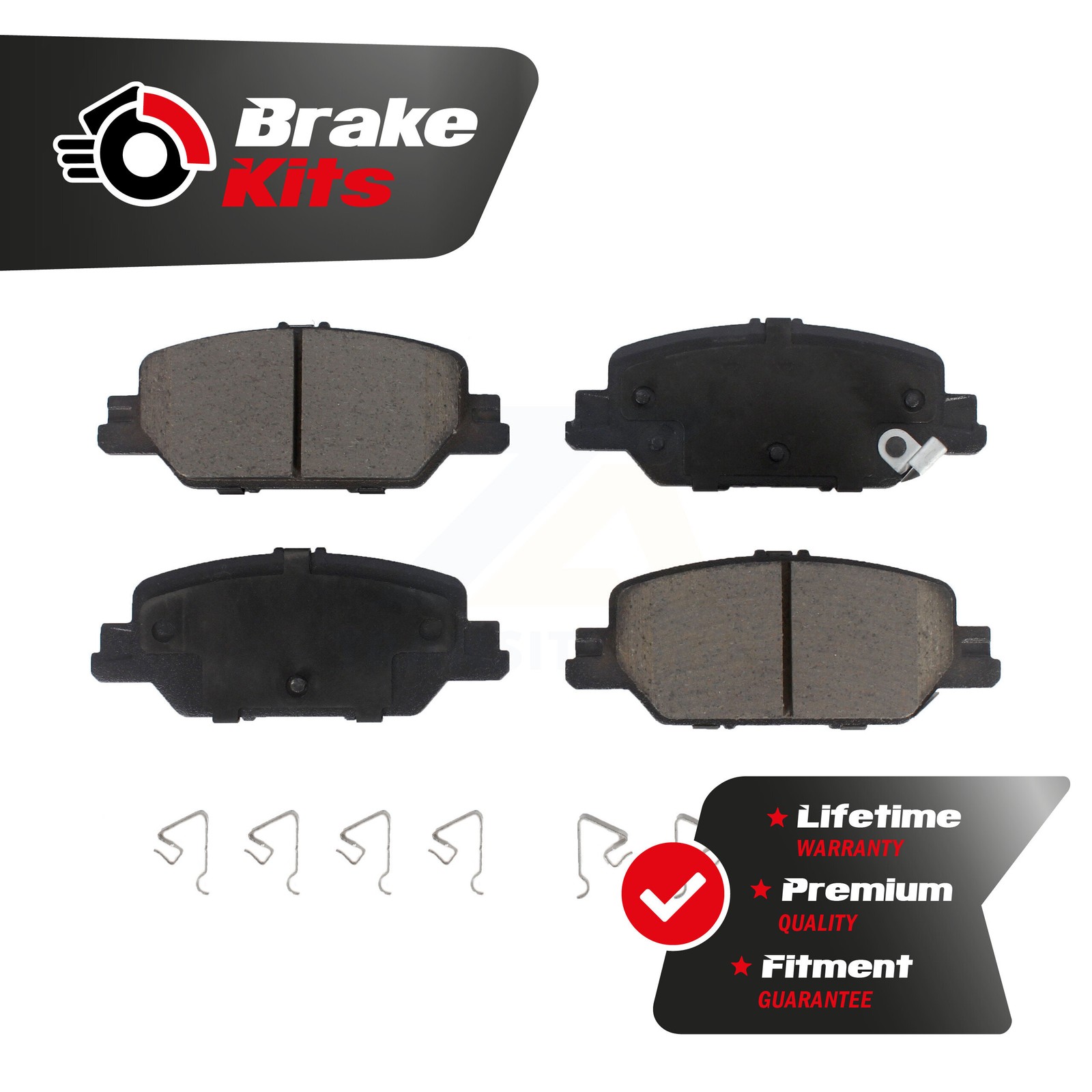 Rear Ceramic Brake Pads Set For 2017-2024 Honda CR-V