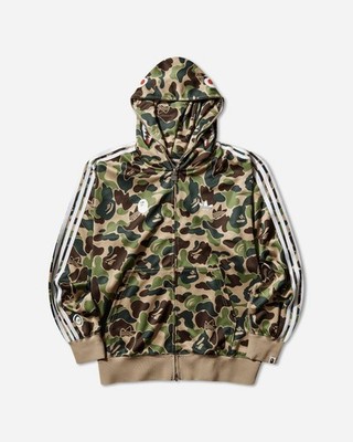 Adidas x BAPE Shark Track Hoodie Jacket 'Crew Green' XL NWT SOLD OUT