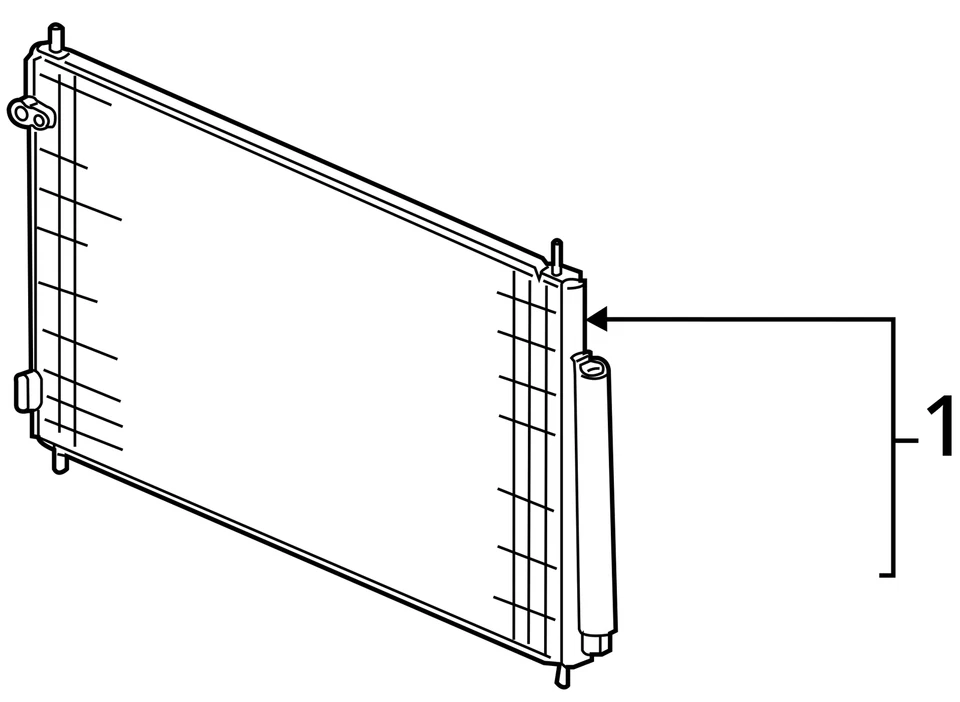 Condensador de CA de Honda Pilot 10895580 2015 Foto 4 de 4