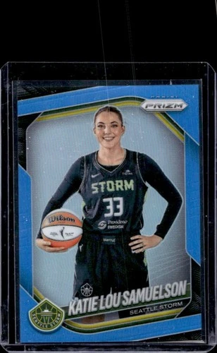 2025 Panini WNBA Prizm Katie Lou Samuelson Carolina Blue #/125 Storm
