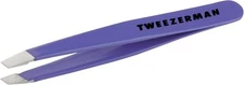 Tweezerman Mini Slant Travel Tweezers 1 Count (Pack of 1), Lovely Lavender 
