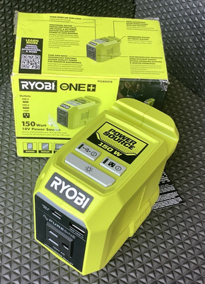 RYOBI 18V ONE+ 150-Watt Powered Inverter Quick Charge Power Source (TOOL ONLY)