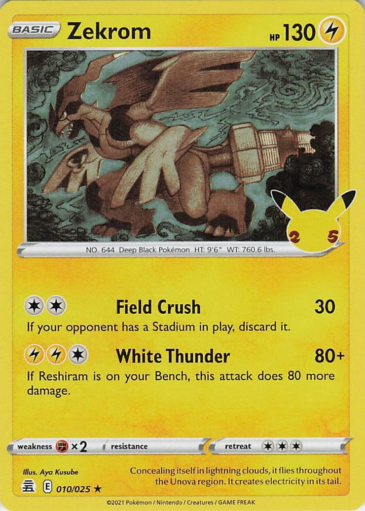 Zekrom 010/025 Celebrations for sale | eBay