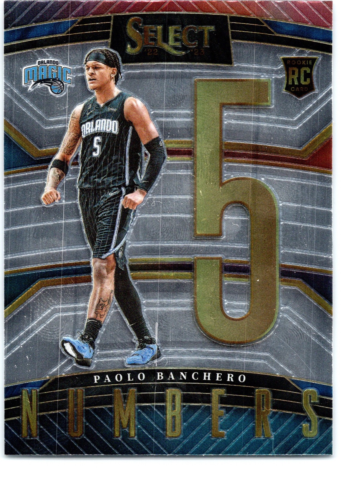 2022-23 Panini Select #16 Paolo Banchero Select Numbers Orlando Magic