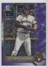 2022 Bowman Chrome Prospects Purple Shimmer Refractor /250 Garrett Mitchell 0z0v