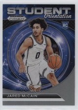 2024 Panini Prizm Draft Picks Student Orientation Silver Jared McCain #20 11ba