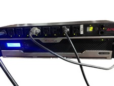 APC AP7901 1U Switched Rackmount PDU 20A 120V 8-Outlet Power Strip