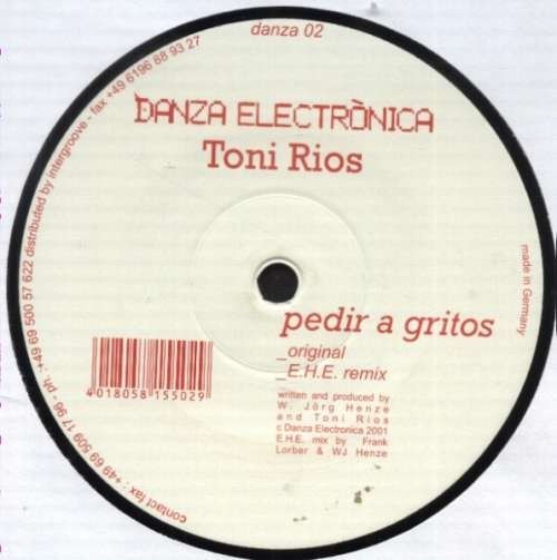 Toni Rios - Pedir A Gritos 12"" Vinyl Electronic Techno 21961