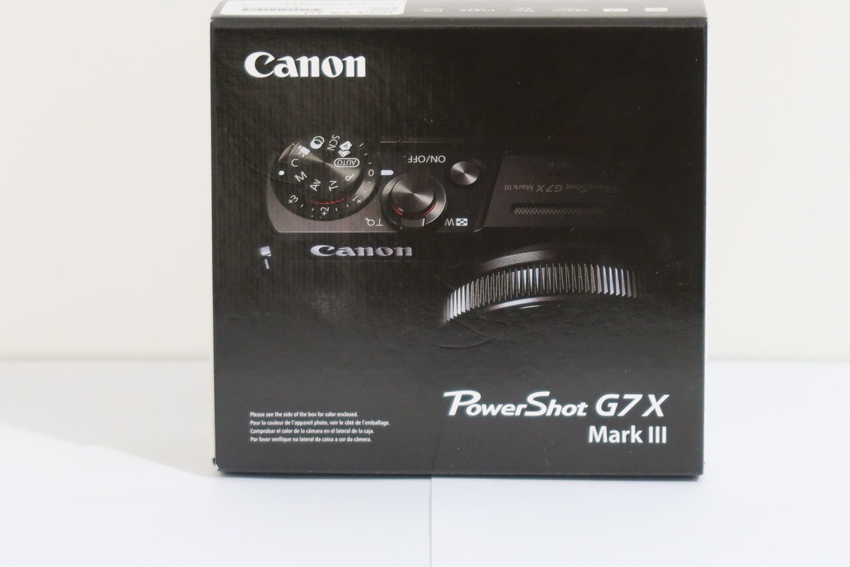 Canon PowerShot G7 X Mark III - 20.1MP Point & Shoot Digital