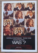 Filmplakatkarte  Was ?  Marcello Mastroianni, Sydne Rome