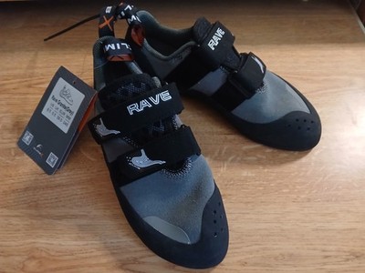 Climb X Climbing Shoe Mens Size 6.5 Rave Strap Granite Precise