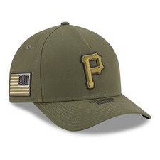 Youth New Era Olive Pittsburgh Pirates 2026 Armed Forces Day 9FORTY M-Crown