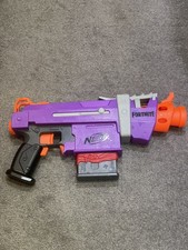 Nerf Fortnite SMGE Blaster Gun Automatic Battery powered Kids Foam Shoot Gun VGC