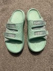 Hoka Men's Green Slide Sandals, Slip-On Synthetic Upper, Logo, US 13 — photo 2