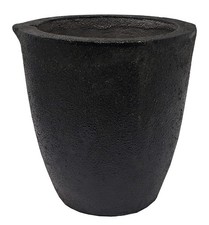  4-8Kg Clay Graphite Crucibles Premium Black Foundry Cup Furnace Number 4
