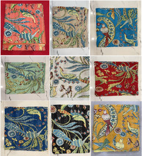 Peacock Print Vintage Reversible Handmade Cotton Kantha Blanket Bedspread Quilts