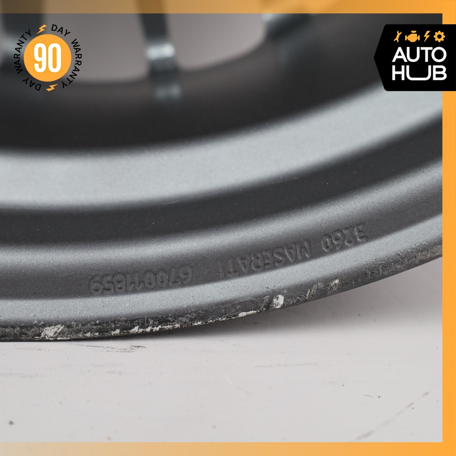 Maserati Ghibli S Q4 M157 10.5 x 21 21" Rear Wheel Rim 670011859 OEM