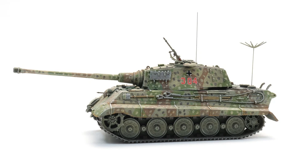 Artitec 6870650 Tigre II Commande Déguisé Wehrmacht Modèle Ho 1:87 Neuf - Photo 1/4