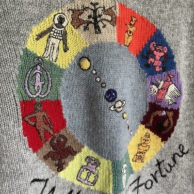 Christian Dior 2019 Wheel Of Fortune Motherpeace Cashmere Sweater