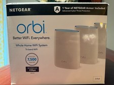 NETGEAR RBK53S - 100NAS Orbi AC3000 Tri-band WiFi System - 1 RBR50  2 RBS50