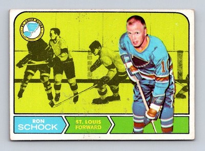 Ron Schock 1968-69 Topps Hockey #118 St. Louis Blues
