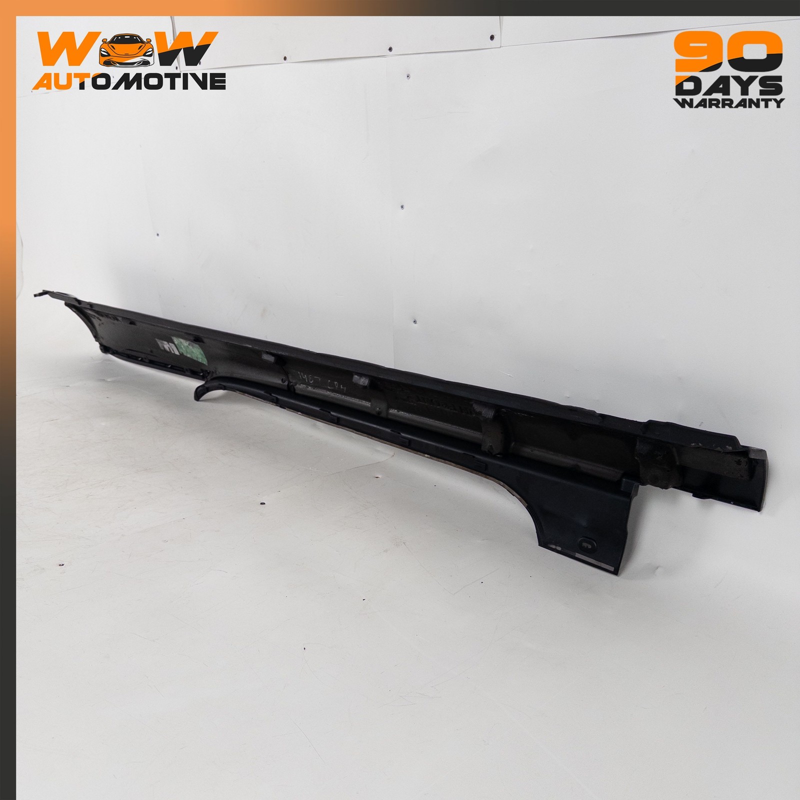 12-17 BENTLEY CONTINENTAL GT RIGHT PASSENGER SIDE SKIRT ROCKER PANEL BLACK OEM