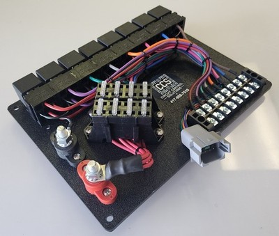8 Circuit Relay & Fuse Panel | Universal EFI Wiring | Race Car | Made in USA