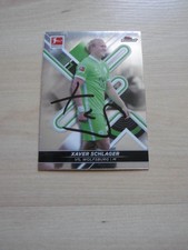Xaver Schlager Autogramm signed Tradingcard TC Topps Chrome VFL Wolfsburg