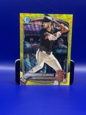 2025 Bowman Chrome - Prospects Bryce Eldridge, Bryce Eldridge #BCP-180 Yellow...