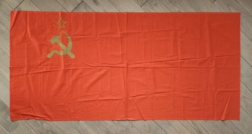Original National USSR Flag of the Soviet Union Flag Hammer & Sickle Red Russisn