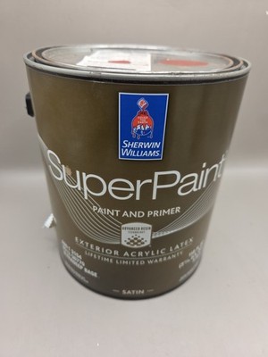 1 Gallon Sherwin Williams SuperPaint Exterior Satin Color Palace Arms